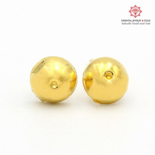 Genuine Gold Bun Shape Earrings (0.6g, 96.5 Purity)