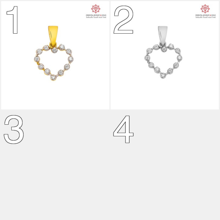 OJ GOLD 钻石吊坠 | 10K纯金，经认证为真品