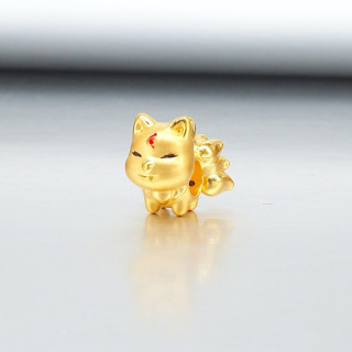 Pure Gold Nine-Tailed Fox Anya Charm | Luxury Jewelry