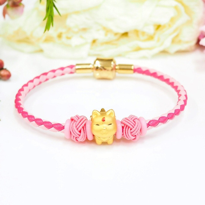 Pure Gold Nine-Tailed Fox Anya Charm | Luxury Jewelry