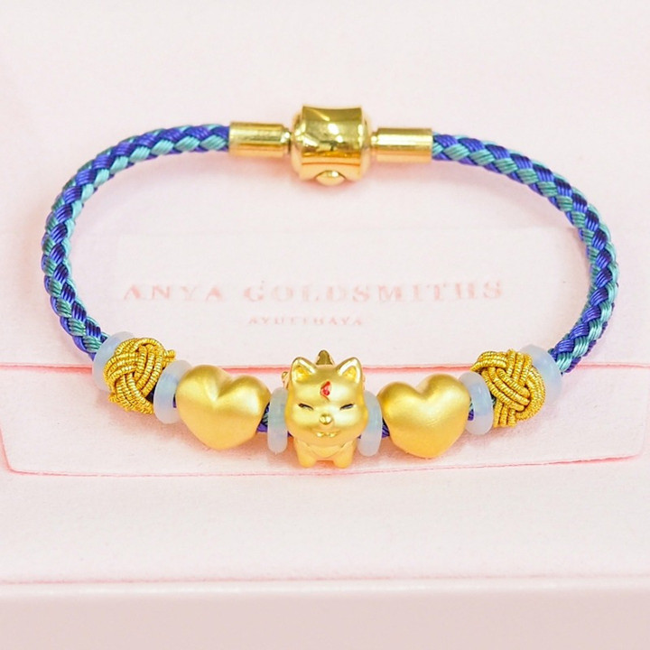 Pure Gold Nine-Tailed Fox Anya Charm | Luxury Jewelry