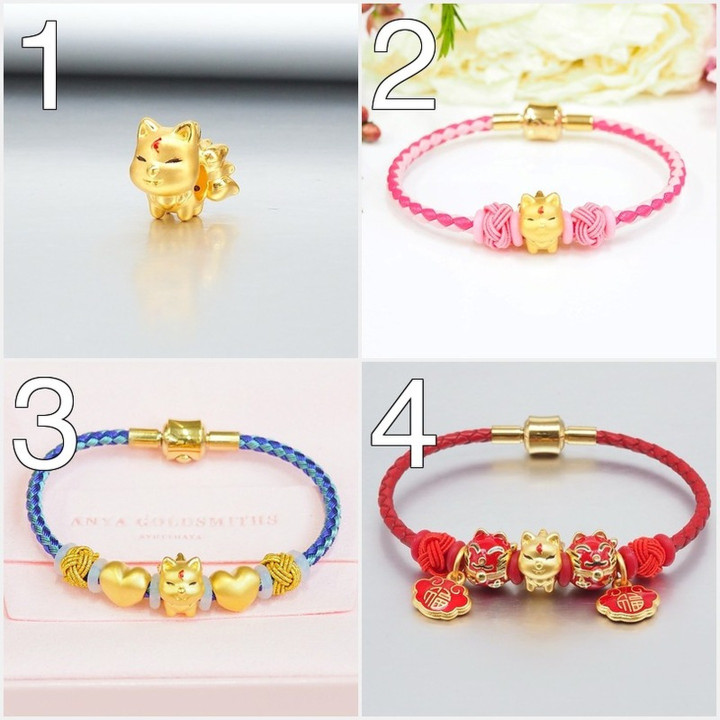 Pure Gold Nine-Tailed Fox Anya Charm | Luxury Jewelry