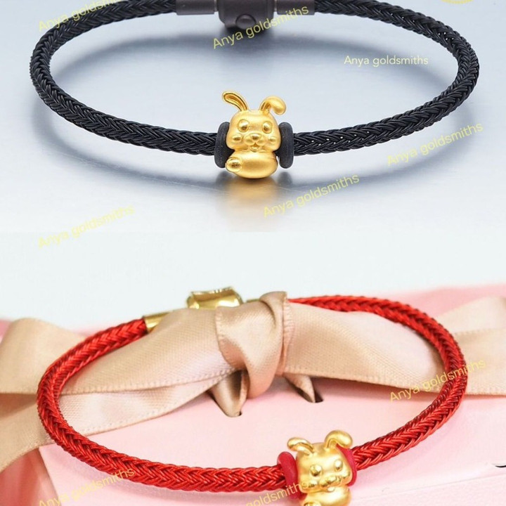 兔年安雅吊坠 - .999金吊坠