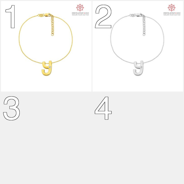 OJ GOLD 18K钻石手链 - 正品，附带认证