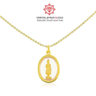 OJ GOLD Birthstone Pendant (Monday), 90 Pure Gold