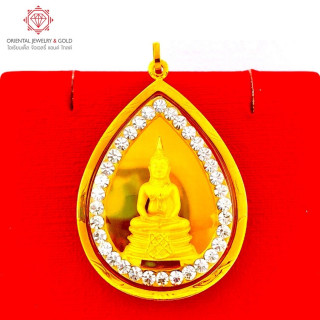 Genuine Gold Luang Pho Sothorn Pendant (90 Pure)