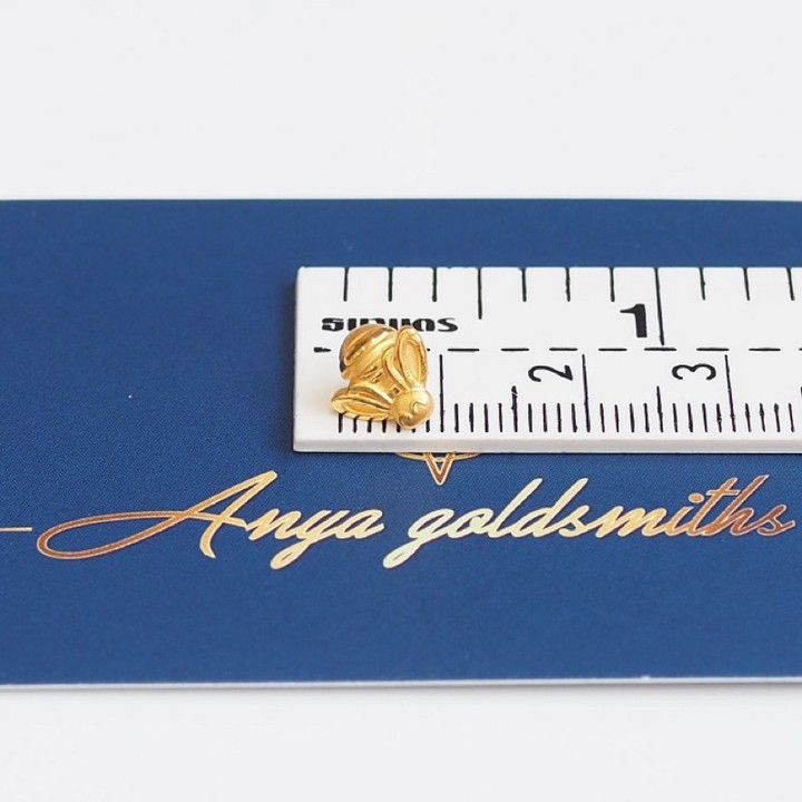 Tiny Gold Bee Charm | 99.9% Pure Gold Necklace Pendant