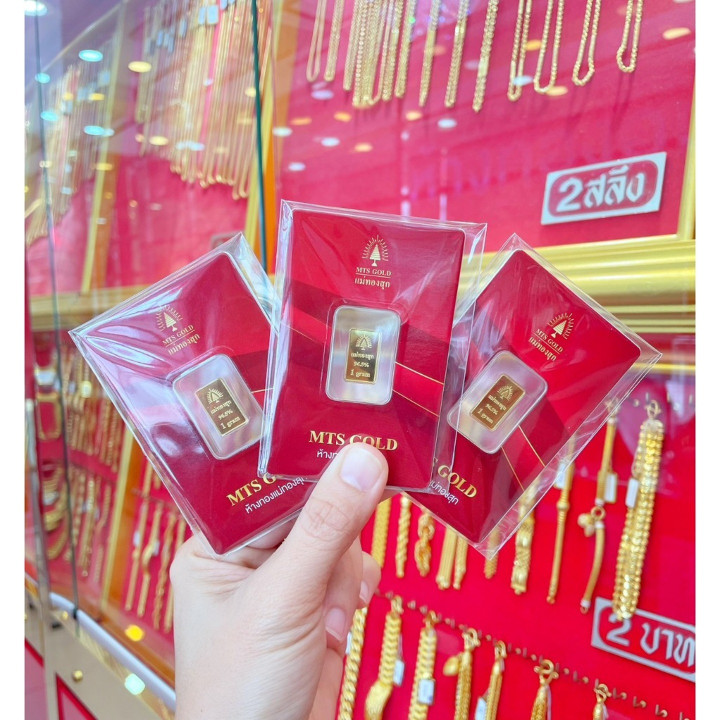 1克999纯金条，附带证书