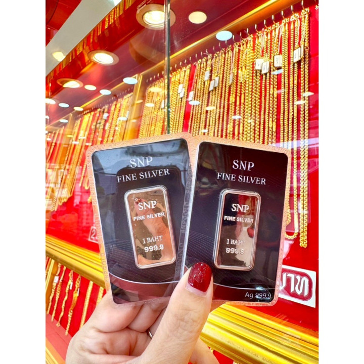 Deux lingots d'argent fin 999 - 0,15 oz chacun