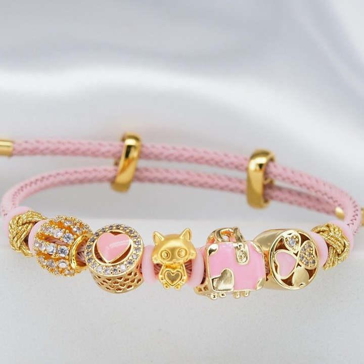 纯金安雅猫吊坠 | 0.6克精美珠宝