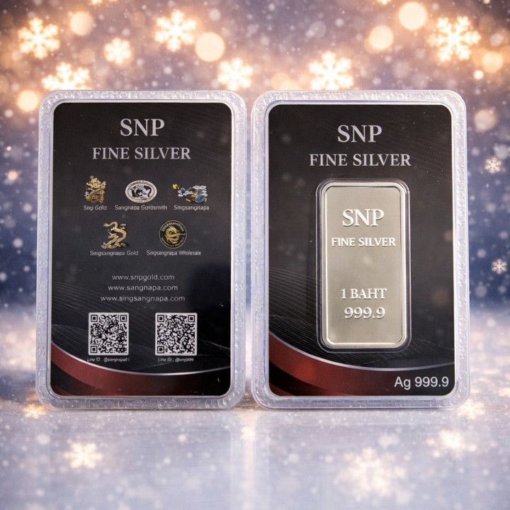 Deux lingots d'argent fin 999 - 0,15 oz chacun