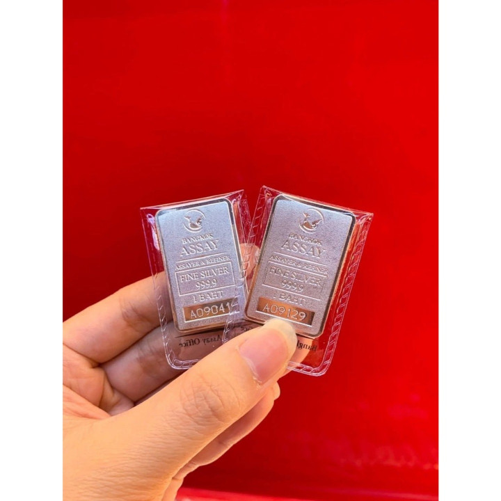 Pure Silver Bar 0.999 1 Baht - Thailand's Standard