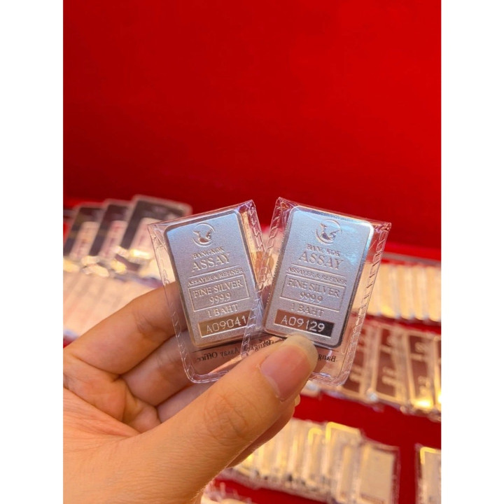 Pure Silver Bar 0.999 1 Baht - Thailand's Standard