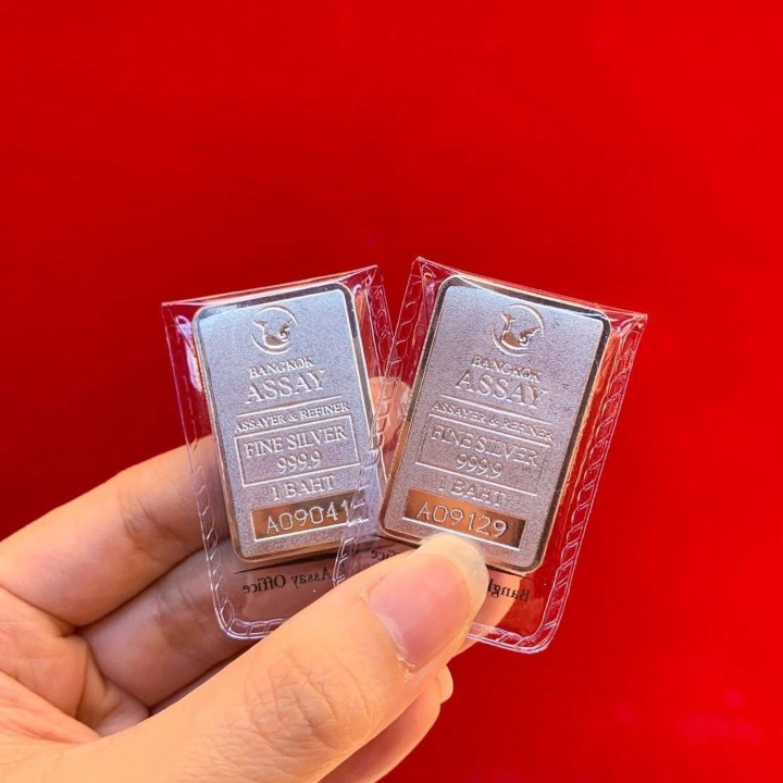 Pure Silver Bar 0.999 1 Baht - Thailand's Standard