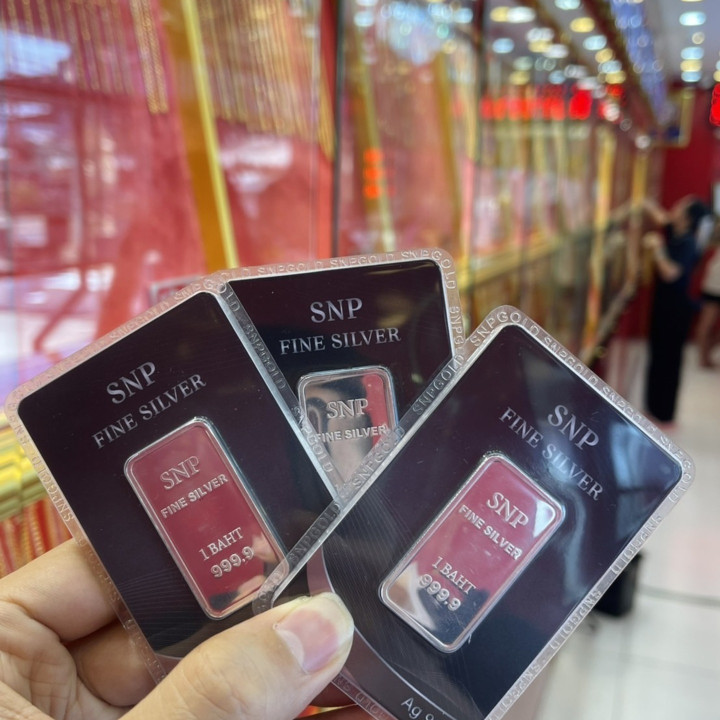 Pure Silver Bar 0.999 1 Baht - Thailand's Standard