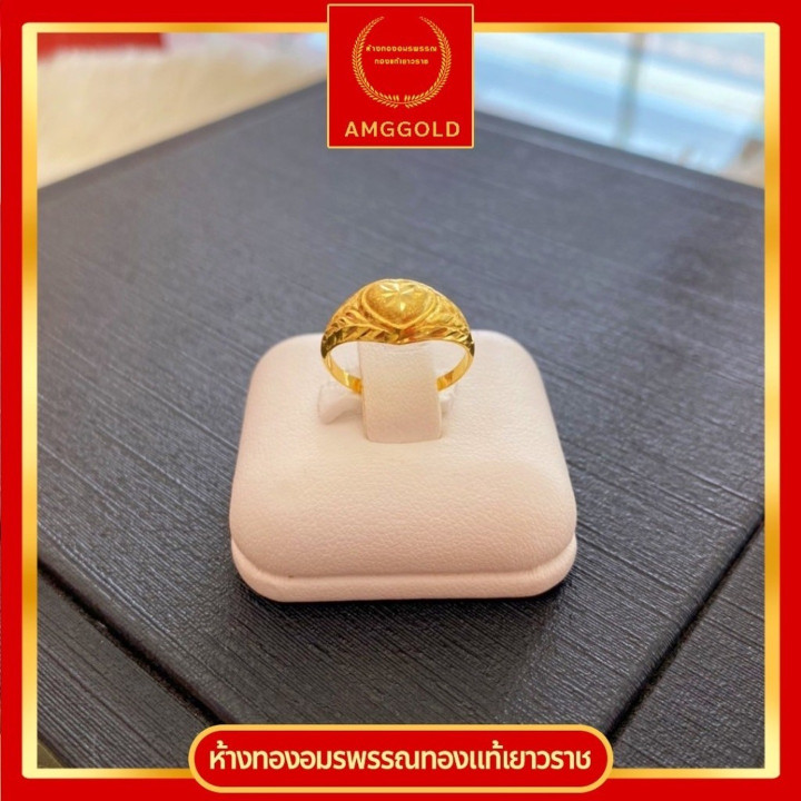 纯金戒指（96.5）- 刀锋式设计