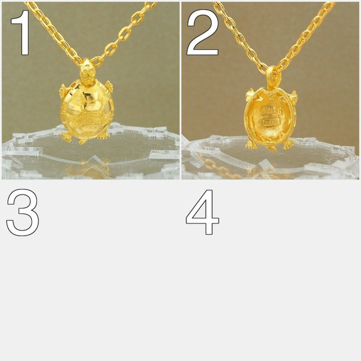 Pure Gold Anya Turtle Pendant | Elegant & Timeless Design