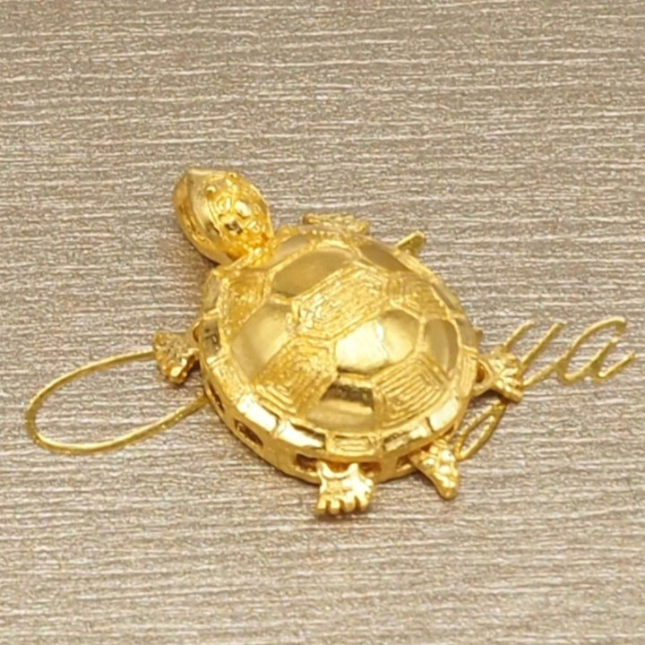 Pure Gold Anya Turtle Pendant | Elegant & Timeless Design