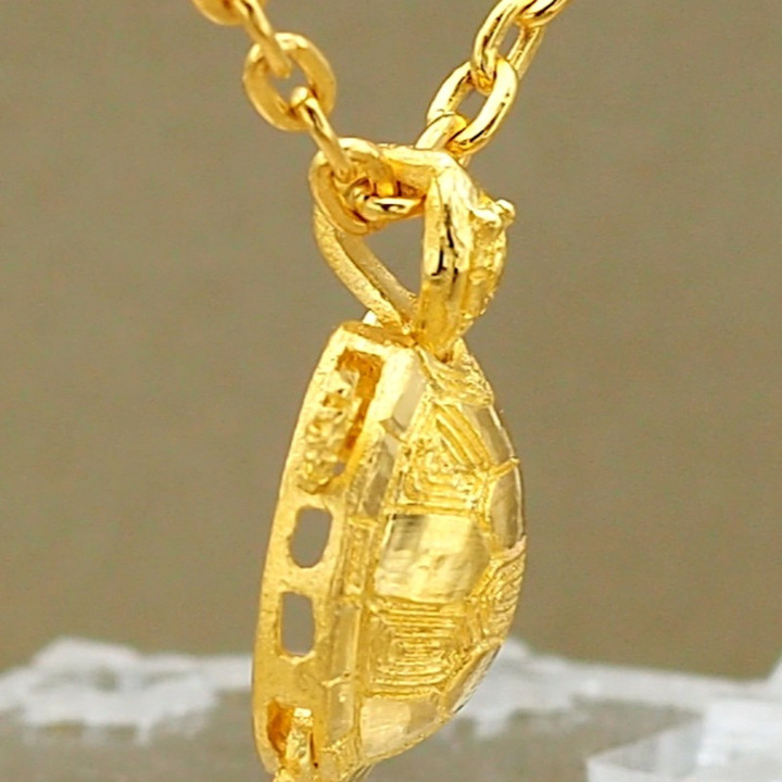 Pure Gold Anya Turtle Pendant | Elegant & Timeless Design