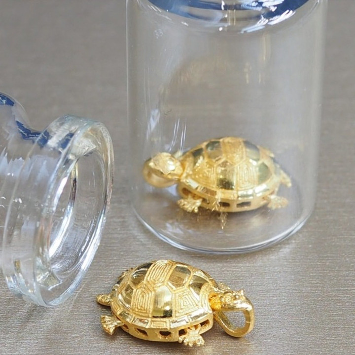 Pure Gold Anya Turtle Pendant | Elegant & Timeless Design