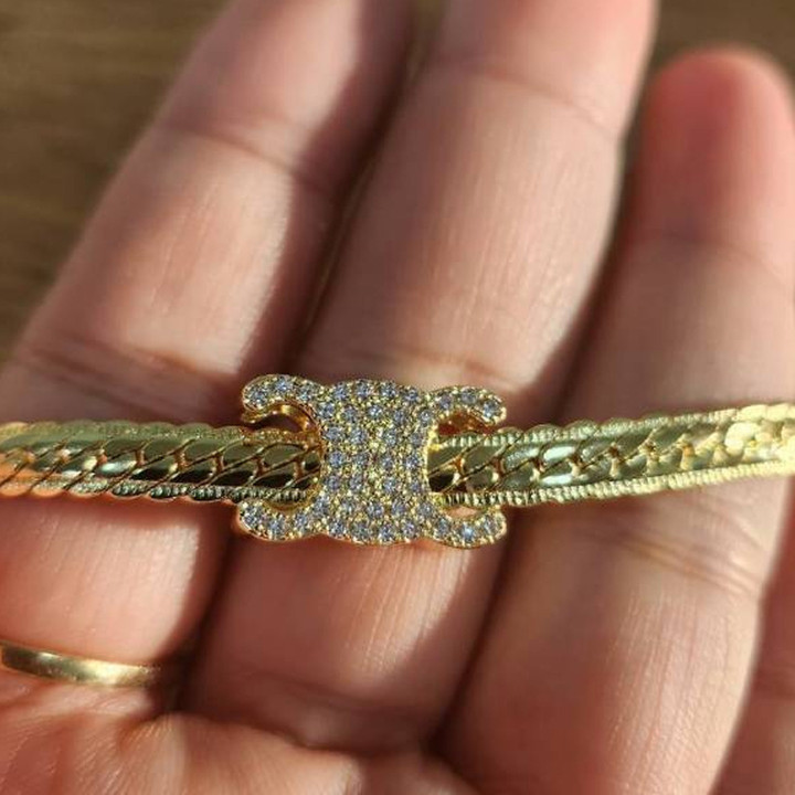 Thao Wessuwan Gold Plated Bracelet (99.99% Gold Gemstones)