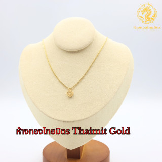 Sterling Silver 18K Gold Plated Necklace with 24K Gold Pendant