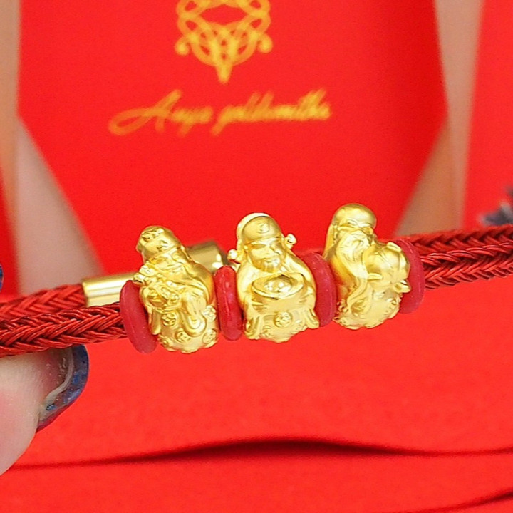 纯金 Anya 吊坠 Hok Lok Siu - S 号 (1.25克)