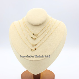 纯银镀18K金项链 | 3款设计