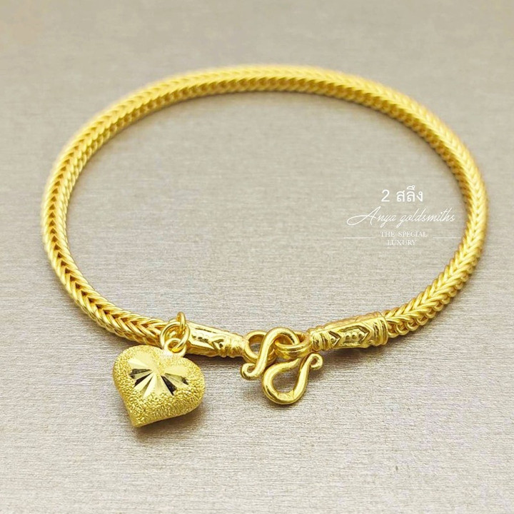 Luxurious 24k Gold Bracelet with Customizable Design
