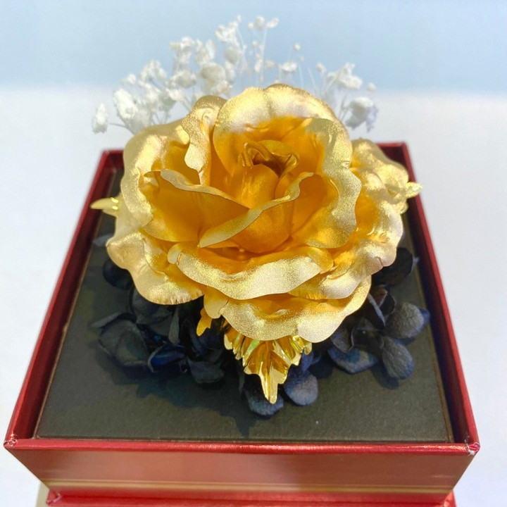 Gold Plated Gift Box - Valentine's Day Present