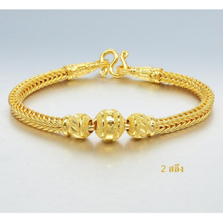 Luxurious 24k Gold Bracelet with Customizable Design