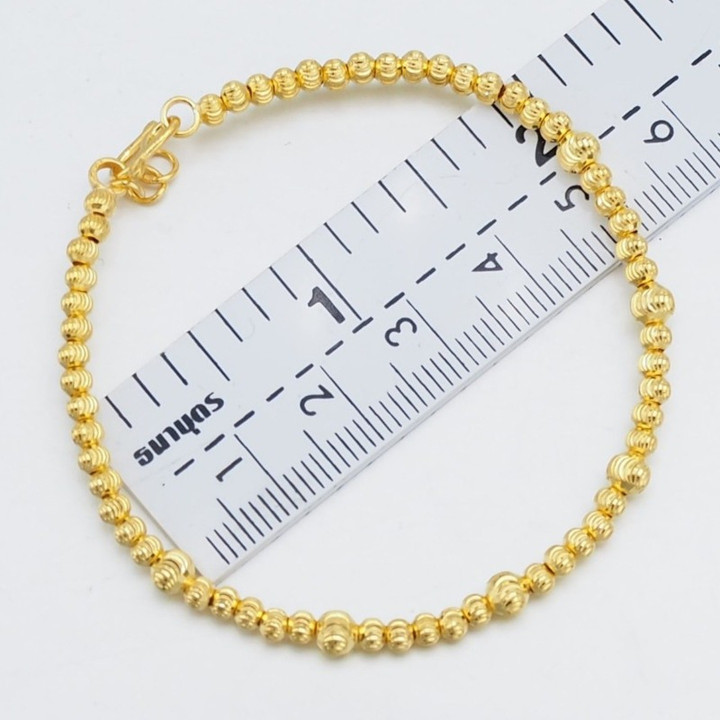 Luxurious 24k Gold Bracelet with Customizable Design