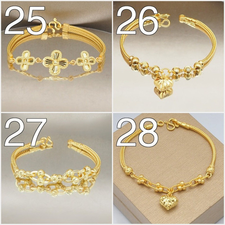 Luxurious 24k Gold Bracelet with Customizable Design