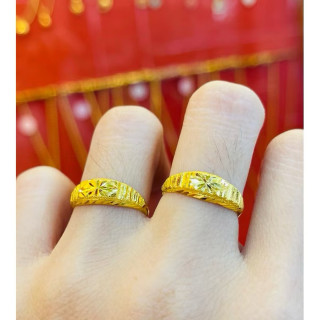 真金戒指（1克）- KMDGOLD