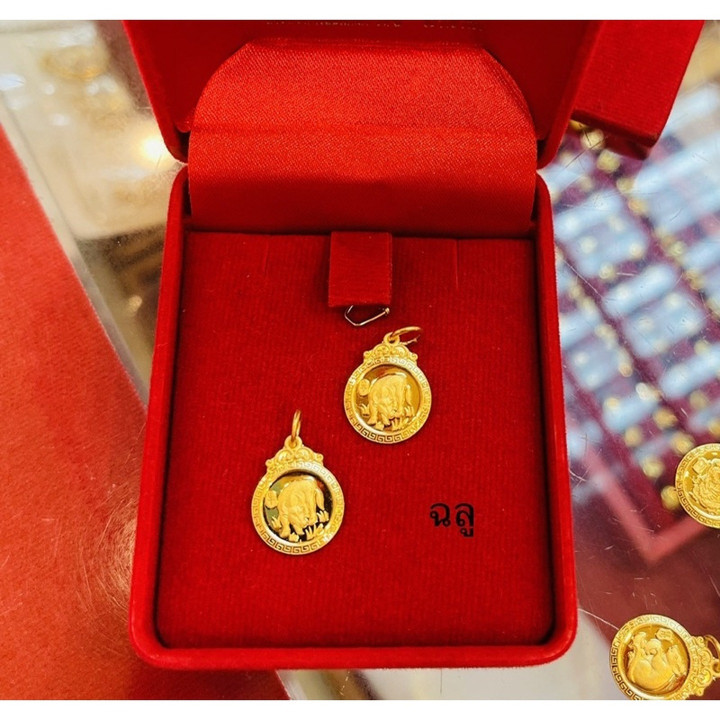 قلادة سالونج ذهبية أصلية عيار 0.5 قيراط - KMDGold Yaowarat