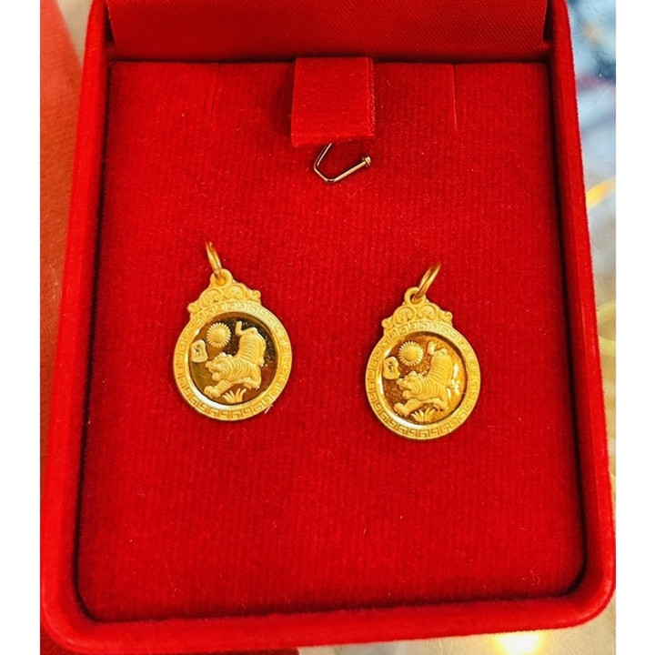 قلادة سالونج ذهبية أصلية عيار 0.5 قيراط - KMDGold Yaowarat