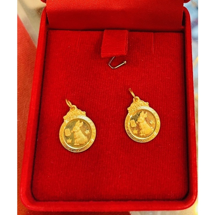 قلادة سالونج ذهبية أصلية عيار 0.5 قيراط - KMDGold Yaowarat