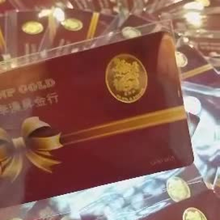 96.5%纯金箔礼品卡 - KMDGold