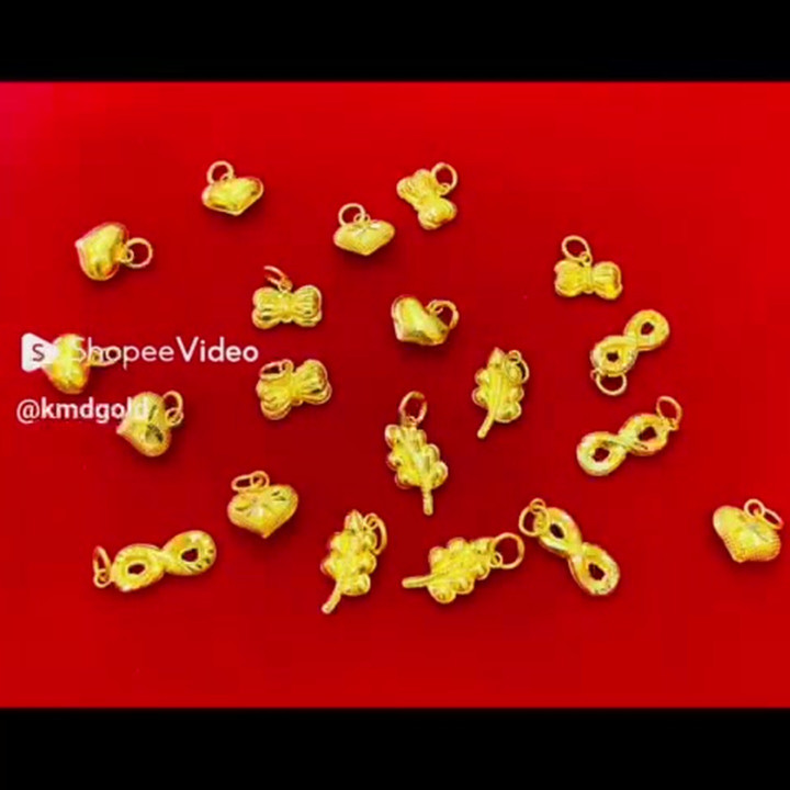 14K金吊坠（0.3克）- 真金首饰