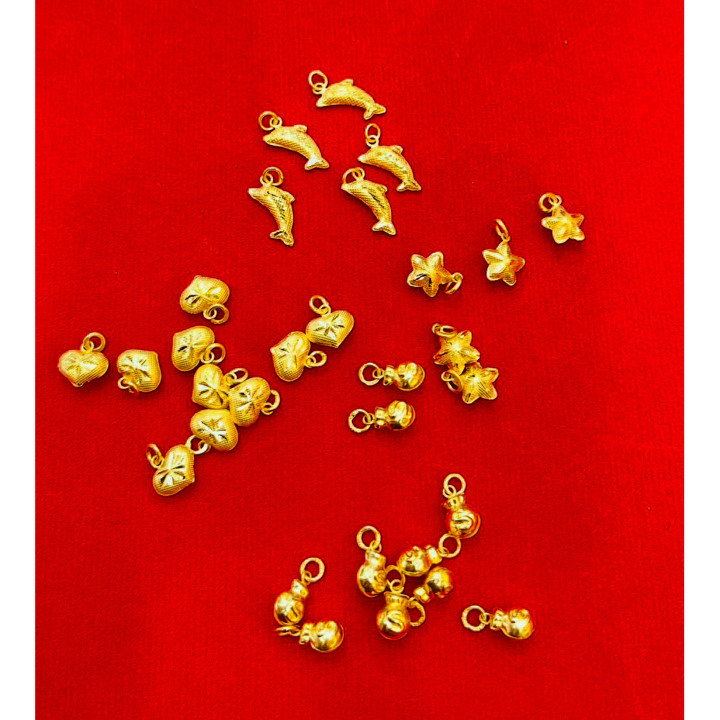 14K金吊坠（0.3克）- 真金首饰