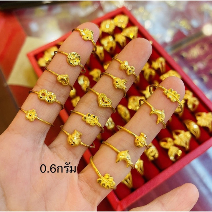 纯金戒指 | 0.6克 KMDGold Designs