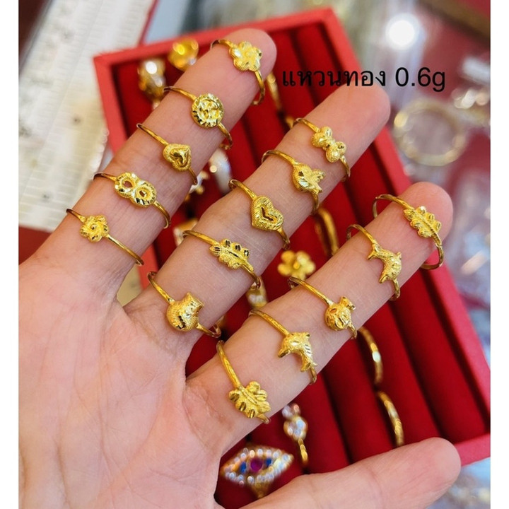 纯金戒指 | 0.6克 KMDGold Designs