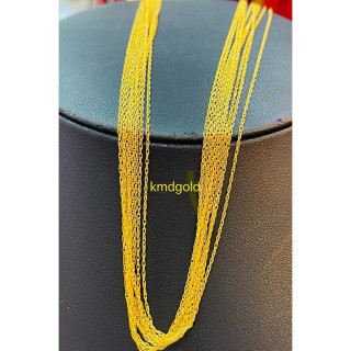 正品1克黄金项链 | KMDGOLD