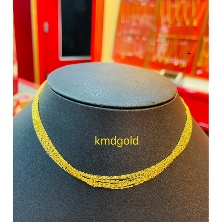 正品1克黄金项链 | KMDGOLD