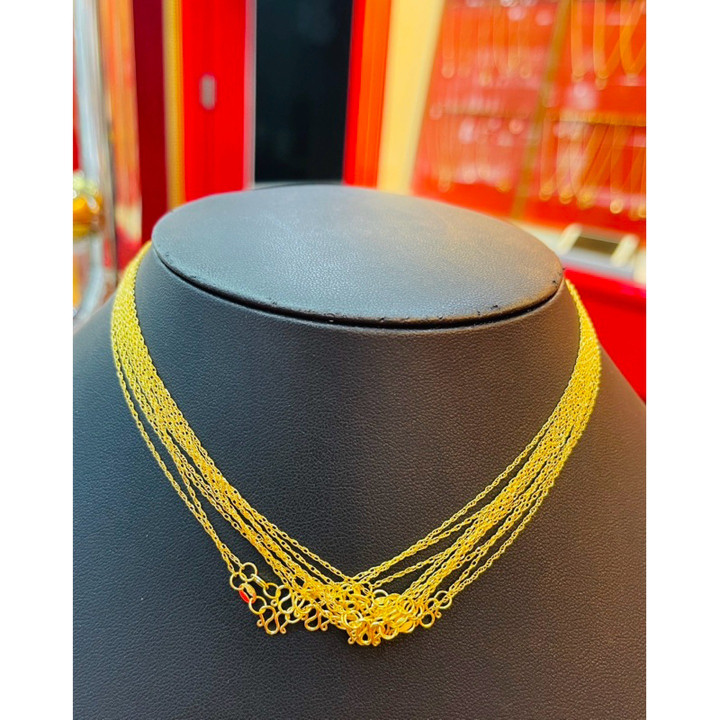 正品1克黄金项链 | KMDGOLD