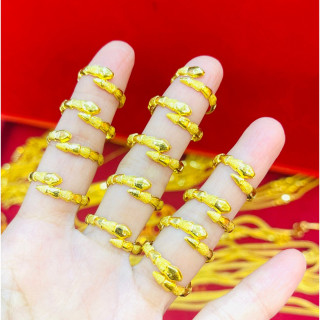 kmdgold 出品的正品 14K 金半萨鲁昂戒指