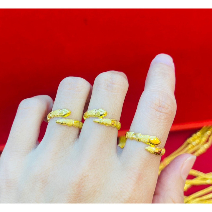 kmdgold 出品的正品 14K 金半萨鲁昂戒指