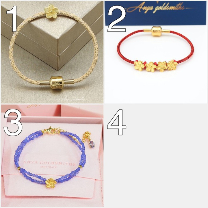 Pure Gold Hibiscus Flower Charm by Anya | Fine Jewelry