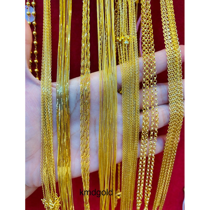 纯金项链 - KMDGold 96.5% .999 精金