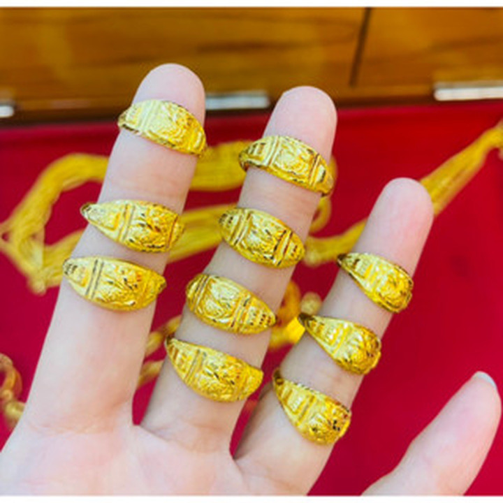 金戒指（1克），正品KMDGOLD